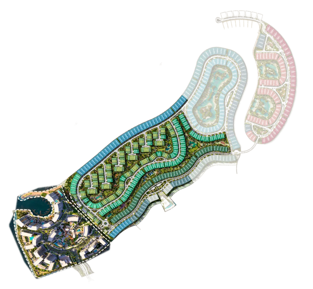 Bay Estate masterplan on Island E