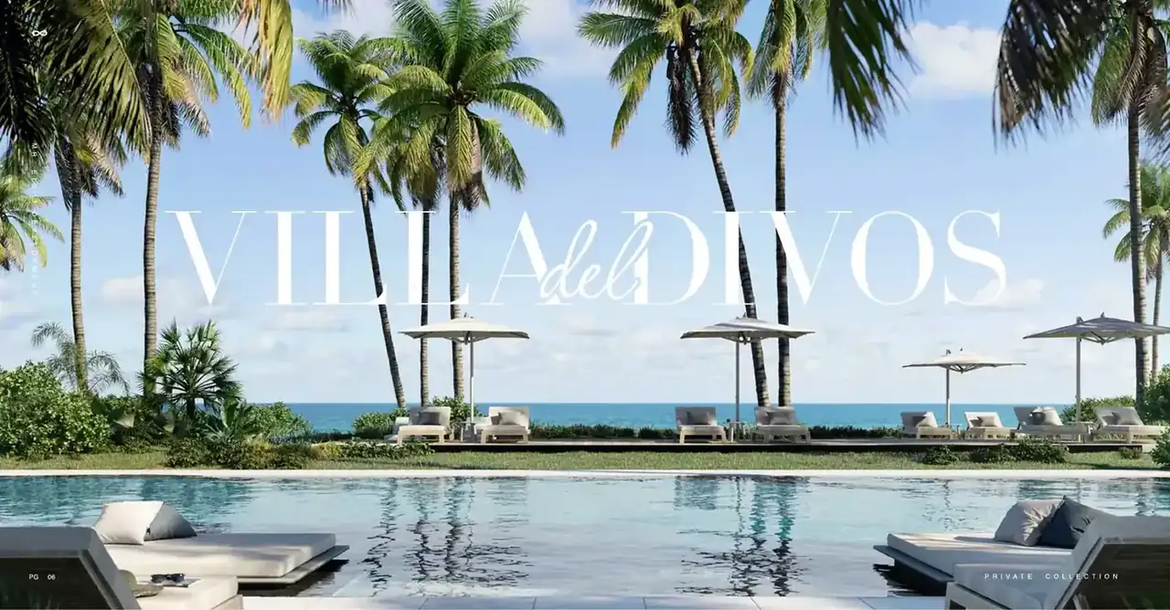 Pool deck facing the sea